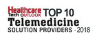 MyTelemedicine Named "Top 10 Telemedicine Solution Providers of 2018," According to Healthcare Tech Outlook