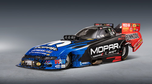 The new 2019 Mopar Dodge Charger SRT Hellcat NHRA Funny Car body will make its competition debut this weekend at the Dodge Mile-High NHRA Nationals Powered by Mopar at Bandimere Speedway near Denver, July 20-22, 2018.