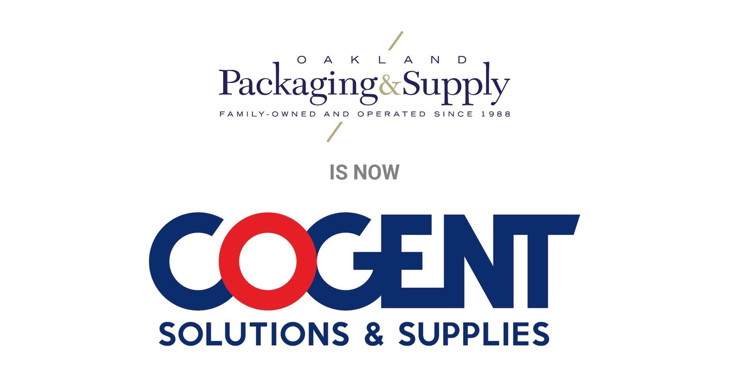 Oakland Packaging & Supply Is Now Cogent Solutions & Supplies