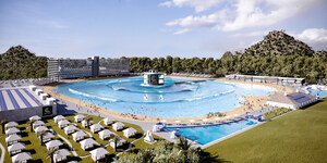 La première piscine au monde à vagues qui se brisent plusieurs fois entre dans la phase finale de construction en Australie