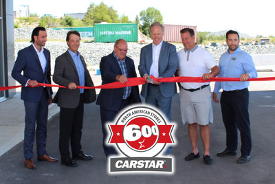 Left to Right: Michael Macaluso, President, CARSTAR; Collin Welsh, Director of Canadian Franchise Development, CARSTAR; Brian Bigger, Mayor of Sudbury; Vince Pollesel, Owner, CARSTAR Sudbury (Autoworks); Vince Palladino, Owner, CARSTAR Sudbury (Autoworks); Steve Primeau, Manager, CARSTAR Sudbury (Autoworks)