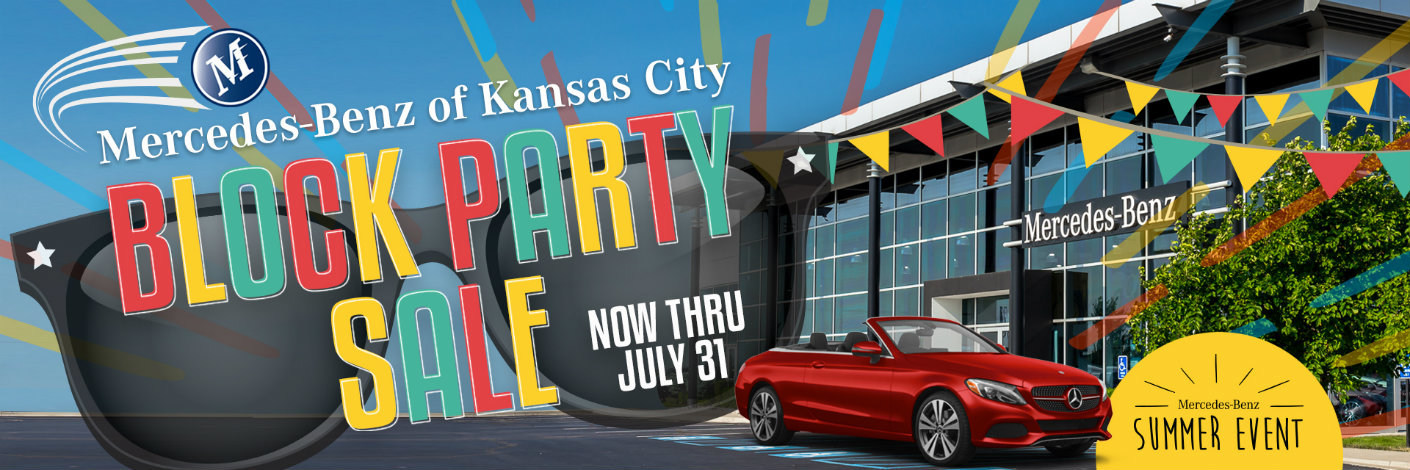 The 2018 Mercedes-Benz of Kansas City Block Party is a celebration of summer and great luxury vehicle leases.