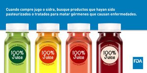 La FDA recomienda la seguridad de los jugos este otoño