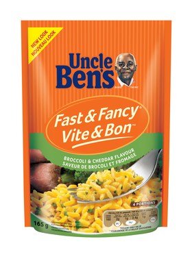 UNCLE BEN'S® Fast & Fancy® Broccoli and Cheddar Flavour (CNW Group/Mars Food Canada)