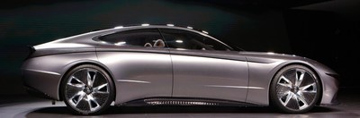 Hyundai's Le Fil Rouge Concept Car Makes North American Debut at Concours d'Elegance of America in Michigan