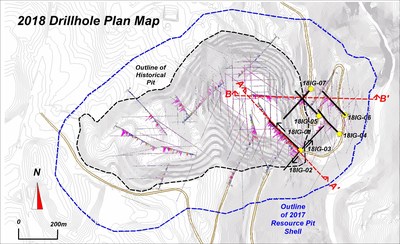 APPENDIX B: PHASE 2 DRILL HOLE MAP (CNW Group/Copper Mountain Mining Corporation)