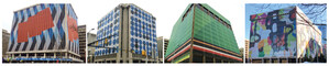 Britten Printed and Wrapped Four Crystal City Buildings with Local Artwork