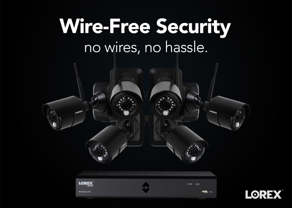 No Cables No Hassle Lorex WireFree Camera Systems on Sale