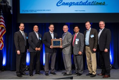 Belcan receives Pratt & Whitney Supplier Productivity Innovation Award.