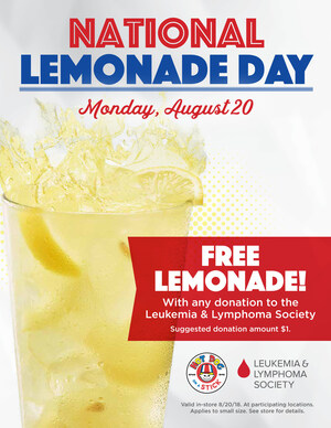 Sip on a Free Lemonade at Hot Dog on a Stick® This National Lemonade Day (Monday, August 20) and Help Fight Cancer