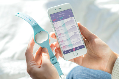 Ava users wear the bracelet only at night while sleeping, then sync with the app in the morning.