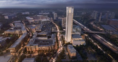 thyssenkrupp Elevator, one of the world's largest elevator companies and a market leader in North America, is going to build a new, world-class headquarters and highspeed elevator test tower near the Atlanta Braves baseball stadium in Georgia/USA. The building complex will house more than 900 full-time employees. (PRNewsfoto/thyssenkrupp Elevator)