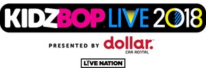 KIDZ BOP and Live Nation Announce Dollar Car Rental as Official Sponsor for "KIDZ BOP Live 2018" Tour