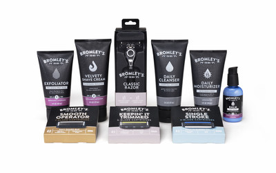 The Kroger Co. launches Bromley's™ For Men shaving and grooming collection.