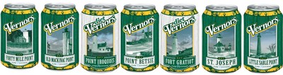 Vernors Celebrates Iconic Michigan Lighthouses on Collectible Cans