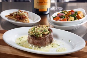 Pop Bottles With Ruth's Chris Steak House And Veuve Clicquot At Ruth's TasteMaker Dinner