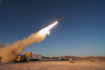 The PAC-3 Missile Segment Enhancement (MSE) interceptor set a distance record in its latest flight test with the longest one-shot hit-to-kill intercept against an Air-Breathing Threat at White Sands Missile Range on July 26.