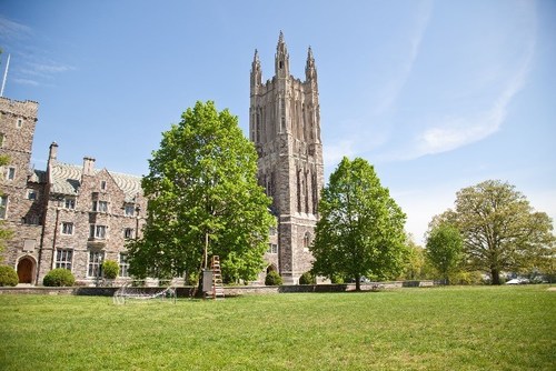Princeton's Graduate College is one of nine campus locations where students, faculty and staff have around-the-clock access to rent an Enterprise CarShare vehicle. (Photo courtesy of Princeton University.)