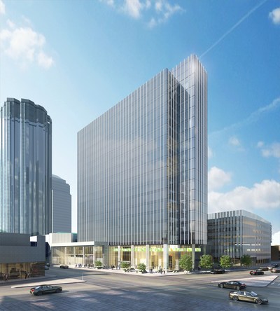 Architect's Rendering of HSBC Bank Place. Photo provided by AIMCo. (CNW Group/Alberta Investment Management Corporation)