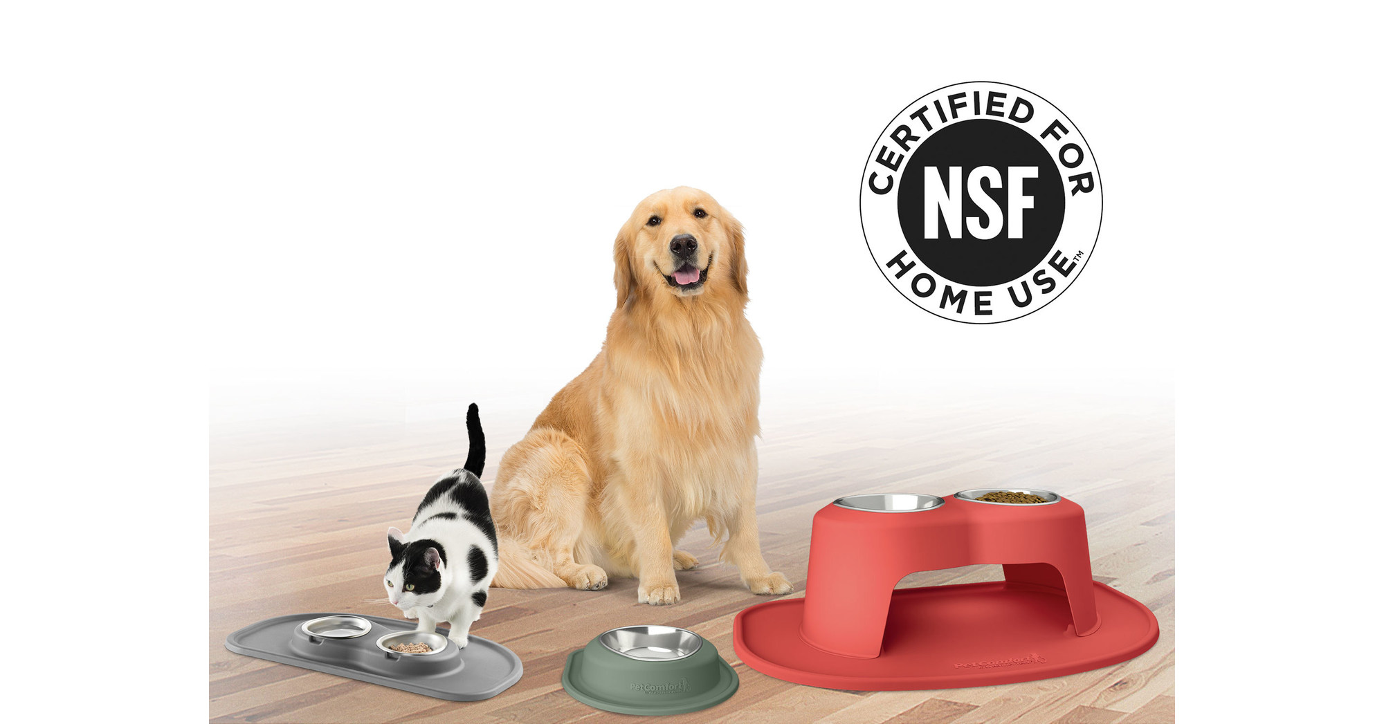 NSF International Certifies WeatherTech's PetComfort Feeding System to  Human Safety Standards