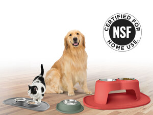 NSF International Certifies WeatherTech's PetComfort Feeding System to Human Safety Standards