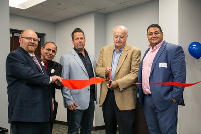 Pictured from left: Executive Director Charlie Wolfe, Clinical Director Dr. Monir Morgan and Investors Joe Byrne, Jim O’Connor and Mark Morgan