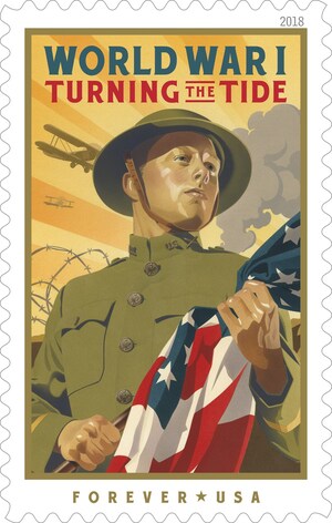 World War I Commission Helps Roll Out New USPS Stamp