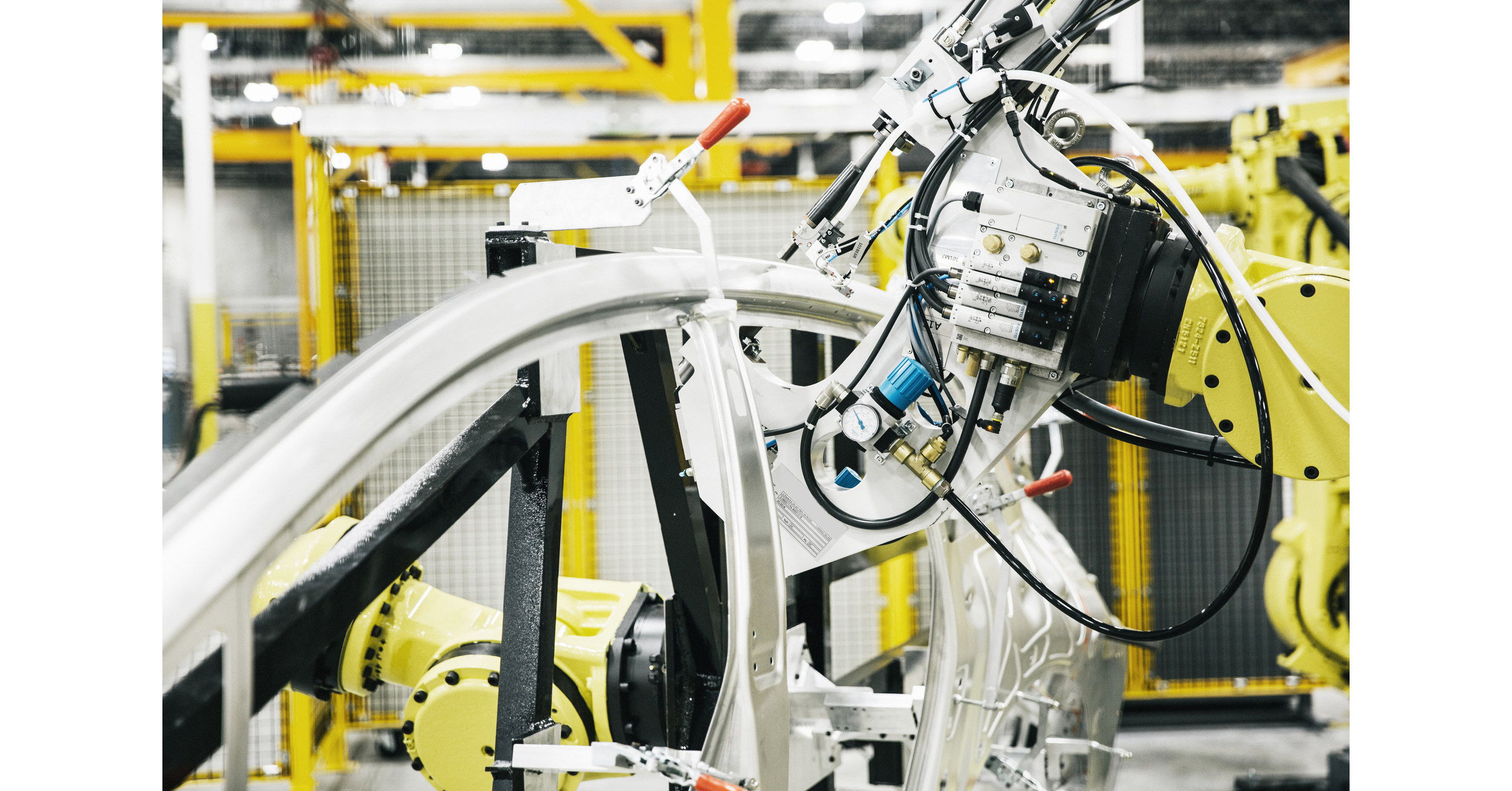 First Complete FF 91 BodyInWhite (BiW) For Assembly Starts Build Path