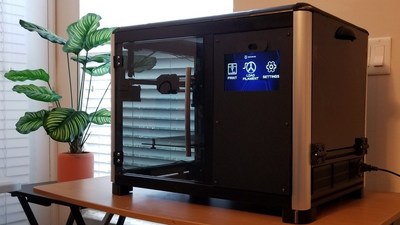 The Venturi 3D Printer on display