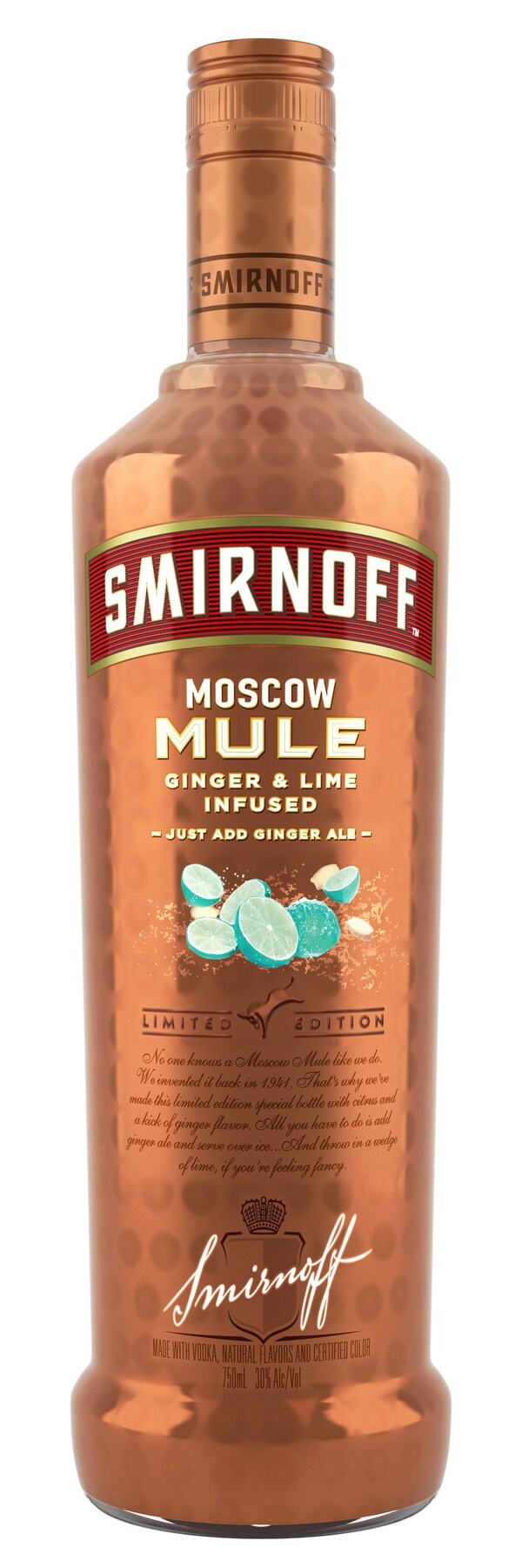 Smirnoff Moscow Mule Bottle
