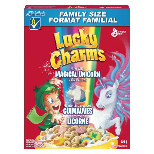 Lucky Charms Libère La Puissance De La Licorne à Titre De Nouvelle 