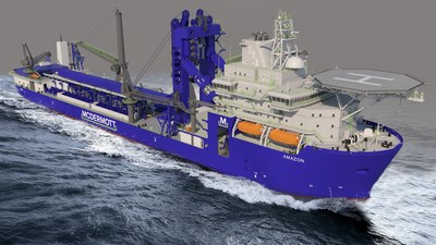The Amazon modifications include a new J-Lay system that will allow the vessel to install hex-joints up to 24 inches in diameter, enabling McDermott to compete on a global basis for major deepwater/ultra-deepwater projects.