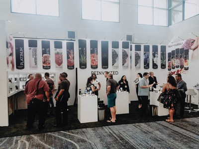 Wet's booth at the ANME Tradeshow in Burbank, California on July 15, 2018.