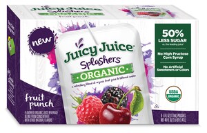 Harvest Hill Beverage Company Introduces Lower-Sugar Juicy Juice® Splashers Organic For A Better Back To School