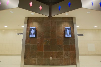 Passenger Experience Display – Guides passengers to next nearest restroom