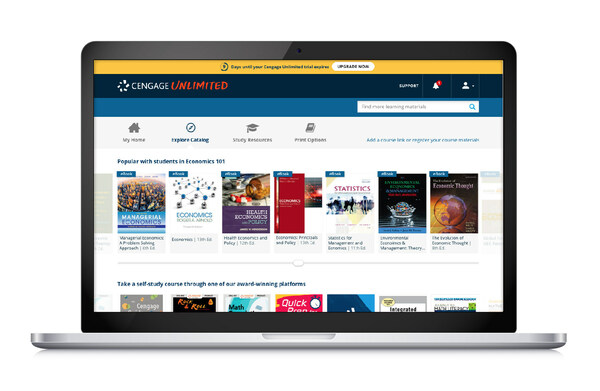 A Cengage Unlimited subscription offers access to thousands of digital products across 70 subjects and 675 courses—for one price, no matter how many Cengage materials they use.