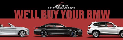 Lowcountry Performance Automotive, located not far from Charleston, would be happy to purchase pre-owned BMW vehicles!
