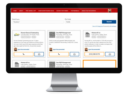 HomeKeepr's Home Pro Search Widget