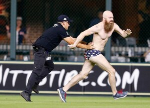 Veteran Owned "Freedom Hard" Founder Chris White Inspires Thousands with Patriotic Demonstration During Houston Astros Baseball Game