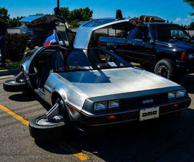 Meticulously-restored DeLorean to be movie accurate from Back to the Future.