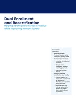Change Healthcare Dual Enrollment and Recertification Brochure 2018-08