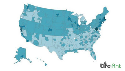 Average earnings statistics across the United States show that most money is earned in expensive, major metropolitan areas. Life Ant suggests that one should "bite the bullet" and live in these expensive areas rather than attempt to save money by living in a rural area.