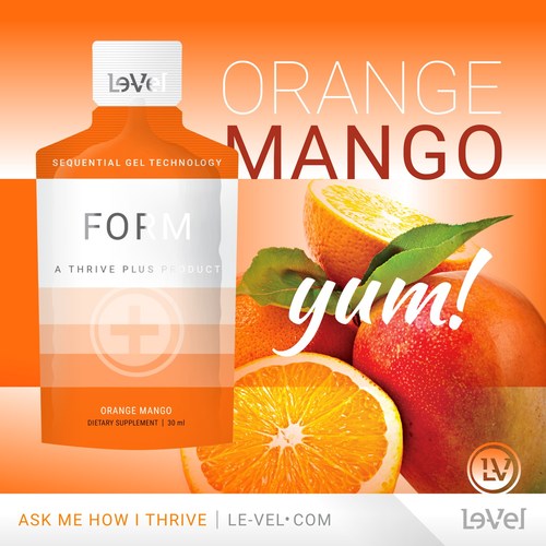 Le-Vel launches FORM Orange Mango Sequential Gel Technology
