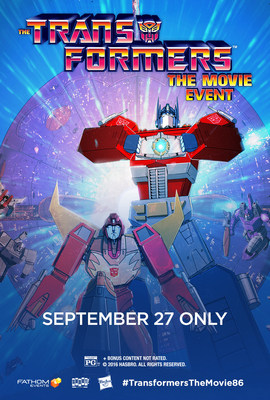 Transformers: The Movie comes to theaters September 27