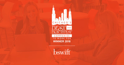 bswift Receives Chicago’s Best and Brightest Companies to Work For® Distinction for a Fourth Year