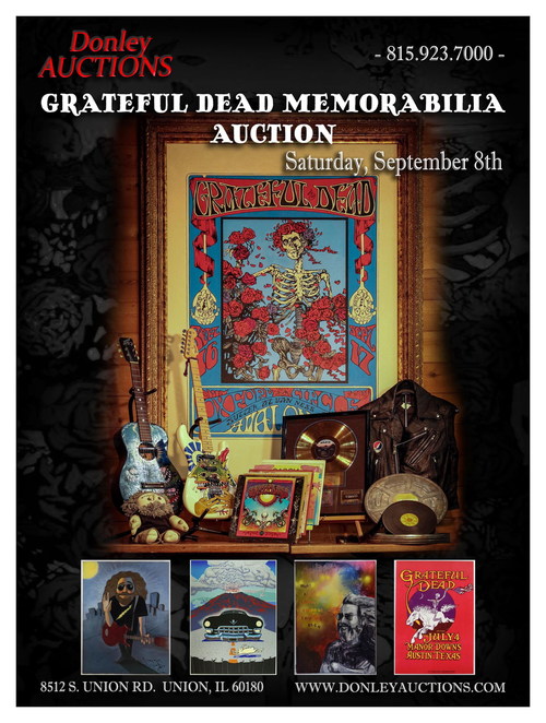 Donley Auctions Keeps on "Truckin" with Grateful Dead Auction Massive