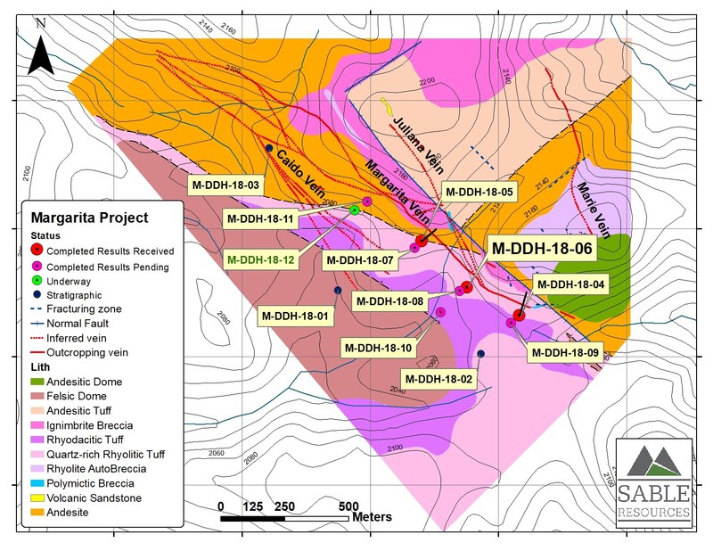 Margarita Project Map (CNW Group/Sable Resources Ltd.)