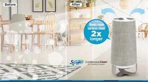 Swiffer™ Continuous Clean™ keeps room surfaces clean 2x longer, giving you more time to do the things you love