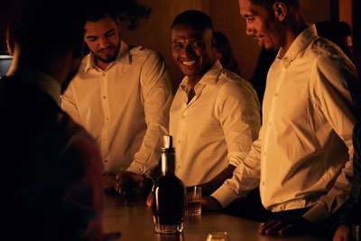 • Manchester United teammates Sergio Romero, Antonio Valencia and Chris Smalling (L-R) raise a glass to the new partnership between Chivas and Manchester United during a film shoot in July in Los Angeles, United States. The film was released to announce Chivas as the "Official Global Spirits Partner" of Manchester United.