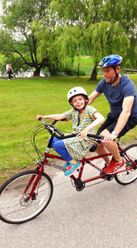 The Buddy Bike, Tandem Bicycle for Special Needs